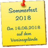 Sommerfest 2018  Am 16.06.2018 auf dem Vereinsgelände